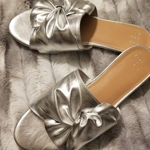 Silver bow slides